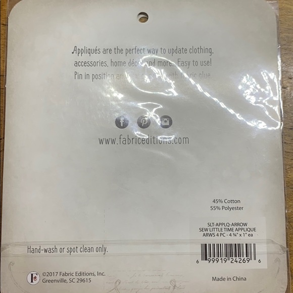 NEW Sew Little Time Sew On Appliqués Set of 4 - Picture 6 of 6